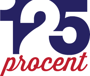 125 procent logo